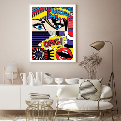 Colorful Pop Art Design Home Decor Premium Quality Poster Print Choose Your Sizes