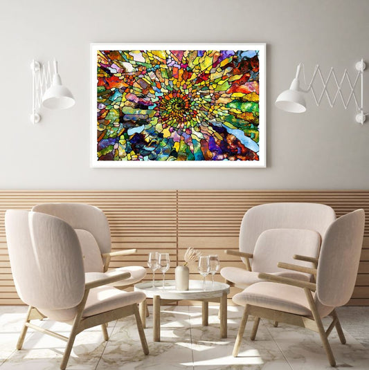 Colorful Abstract Mosaic Design Home Decor Premium Quality Poster Print Choose Your Sizes