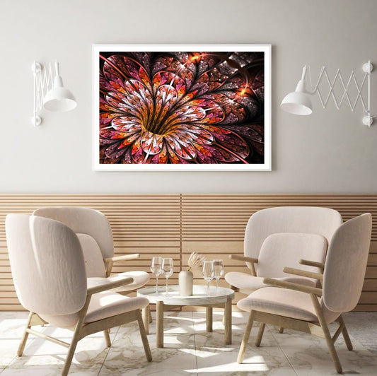 Colorful Abstract Floral Design Home Decor Premium Quality Poster Print Choose Your Sizes