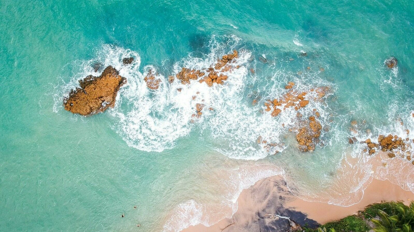 Wallpaper Murals Peel and Stick Removable Beach Aerial View High Quality