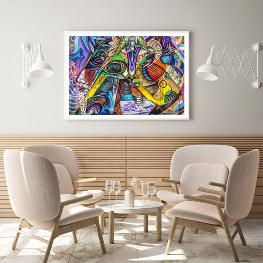 Colorful Abstract Wall Art Design Home Decor Premium Quality Poster Print Choose Your Sizes