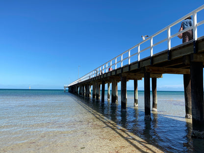 Wooden Bridge Over Beach Photograph Print 100% Australian Made