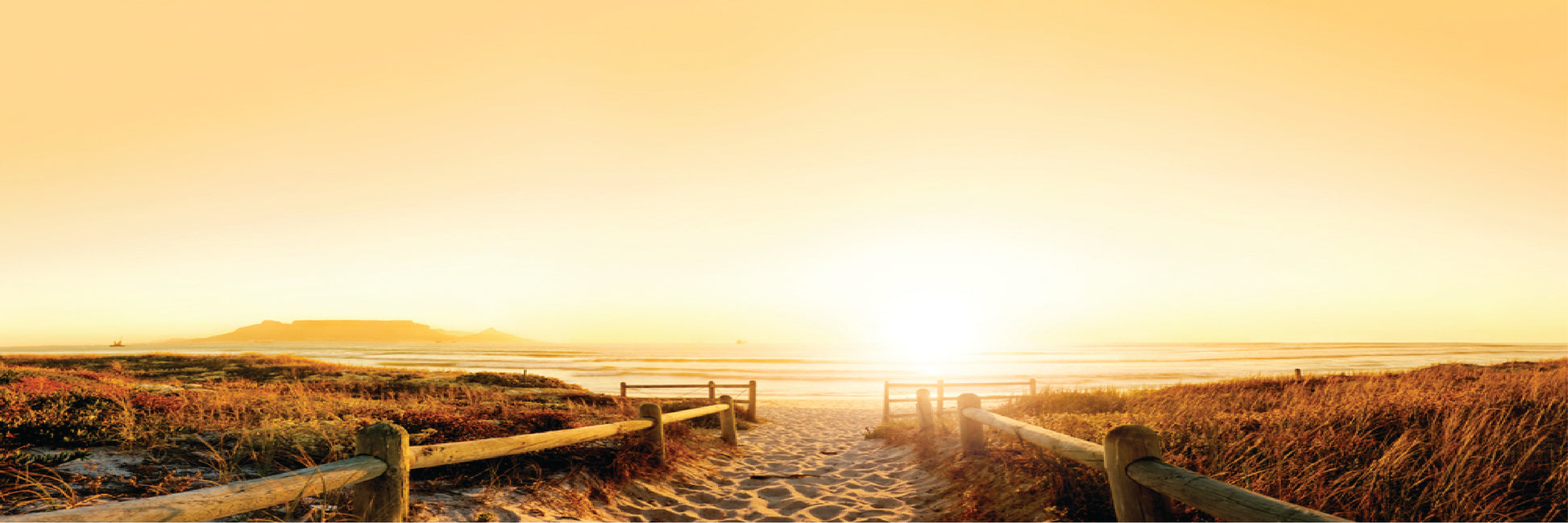 Panoramic Canvas Beach Sunset High Quality 100% Australian made wall Canvas Print ready to hang