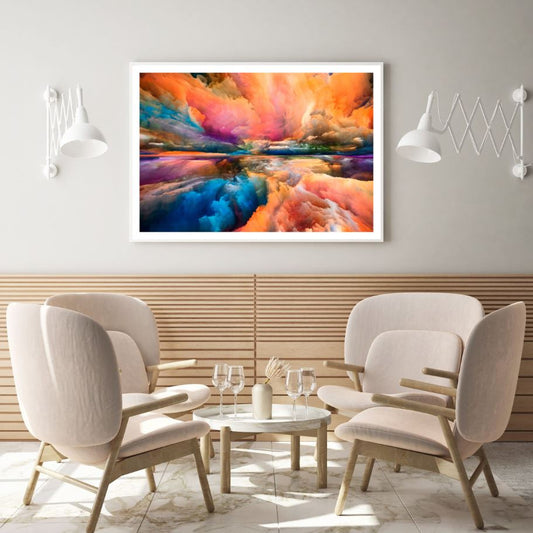 Colorful Abstract Cloud Design Home Decor Premium Quality Poster Print Choose Your Sizes