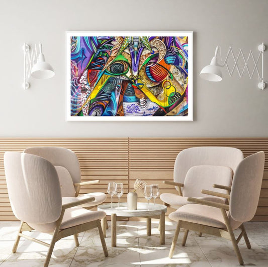 Abstract Colorful Graffiti Design Home Decor Premium Quality Poster Print Choose Your Sizes