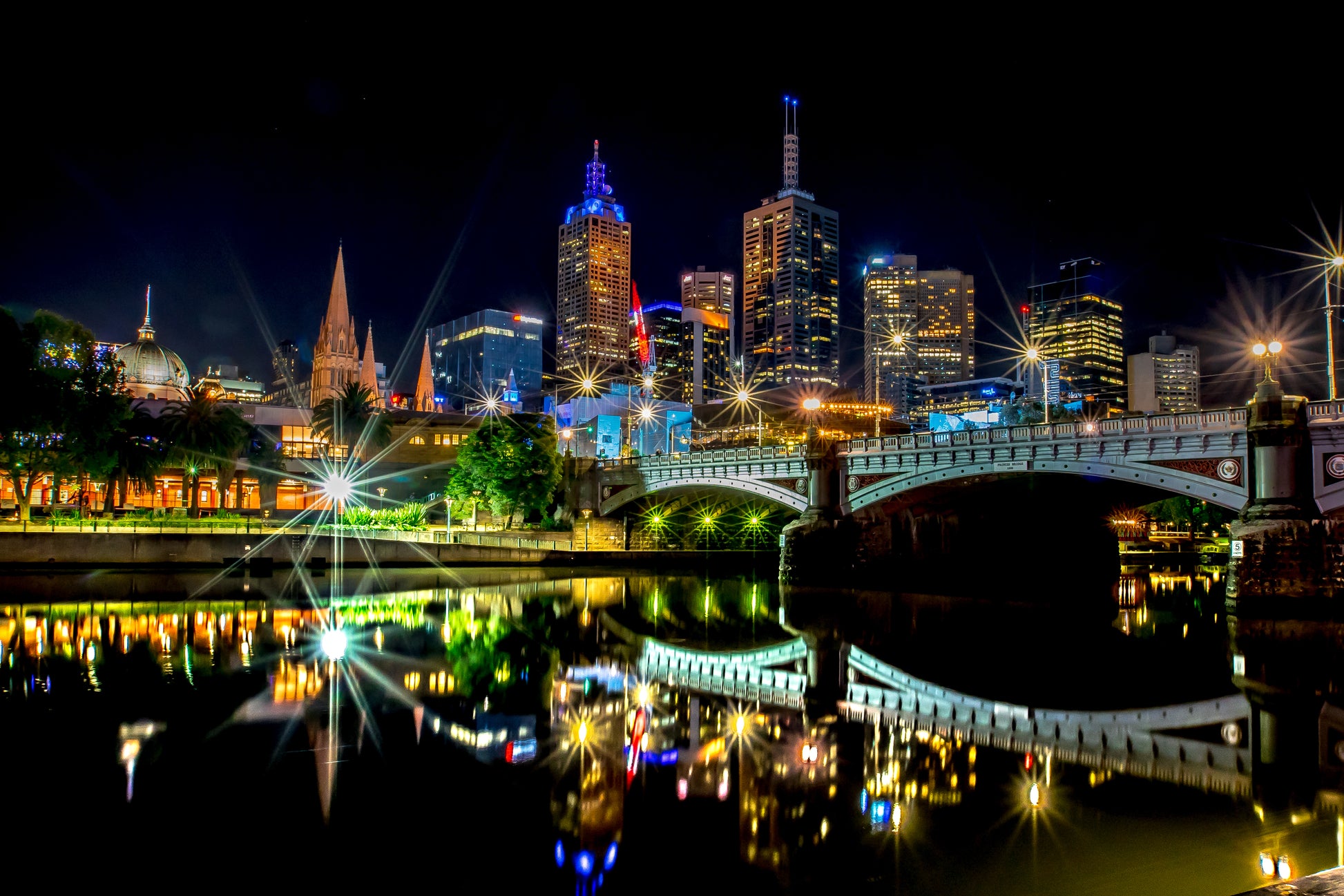 City Night View Print 100% Australian Made