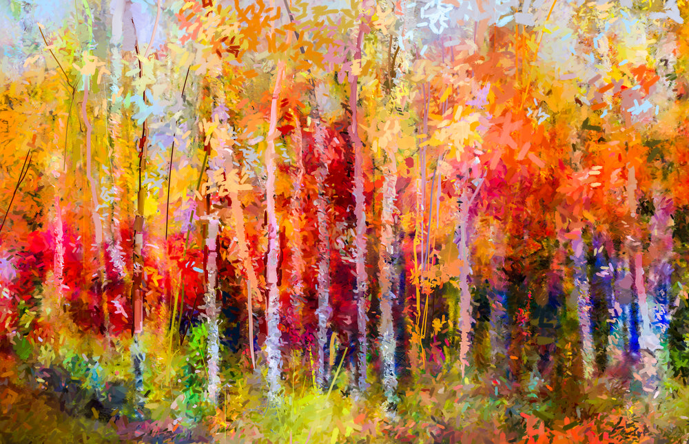 Colorful Forest Painting Print 100% Australian Made