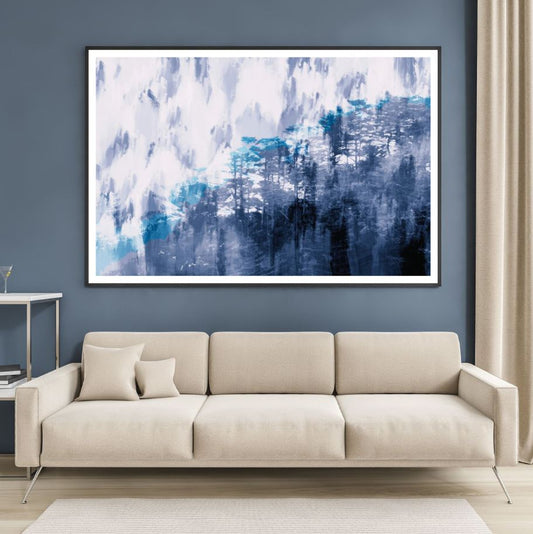 Forest Watercolor Painting Home Decor Premium Quality Poster Print Choose Your Sizes