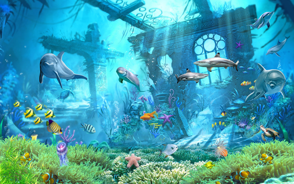 Underwater Fish Scenery Print 100% Australian Made