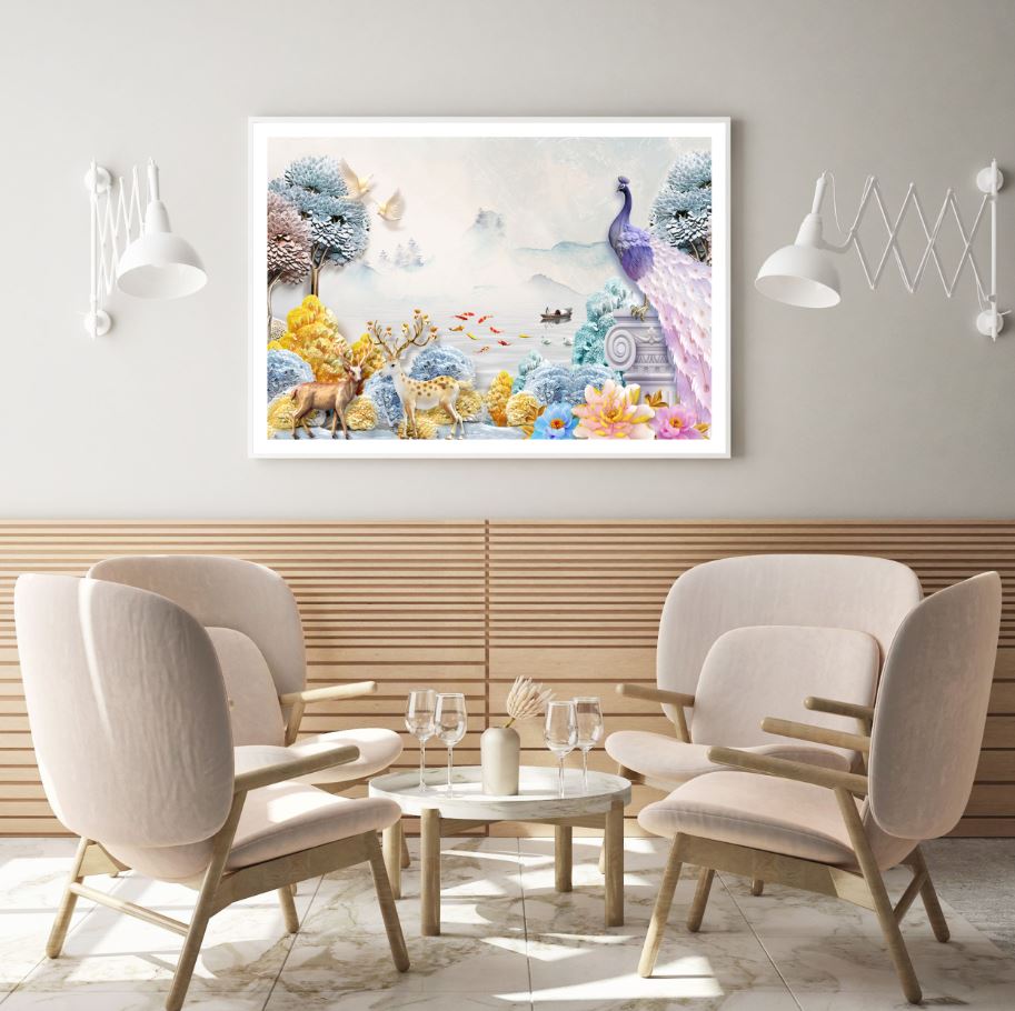 Birds & Animals 3D Design Home Decor Premium Quality Poster Print Choose Your Sizes