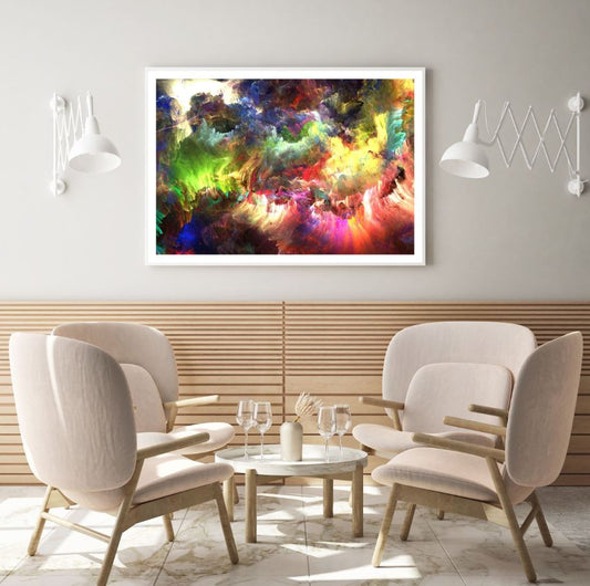 Colorful Abstract Cloud Design Home Decor Premium Quality Poster Print Choose Your Sizes