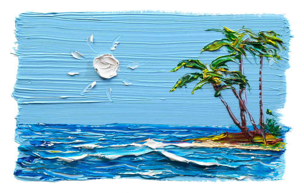 Beach Painting Print 100% Australian Made