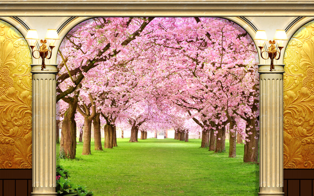 Blossom Tree Park Photograph Home Decor Premium Quality Poster Print Choose Your Sizes