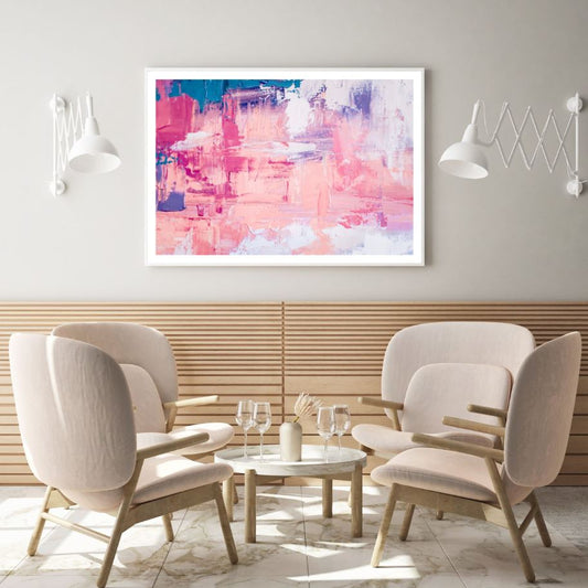 Colorful Abstract Oil Painting Home Decor Premium Quality Poster Print Choose Your Sizes