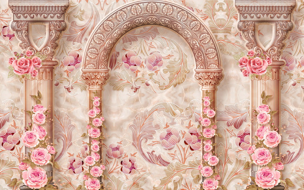 Wallpaper Murals Peel and Stick Removable Floral Art on Wall High Quality