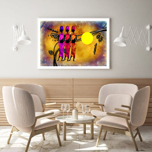 African Ladies Ancient Painting Home Decor Premium Quality Poster Print Choose Your Sizes