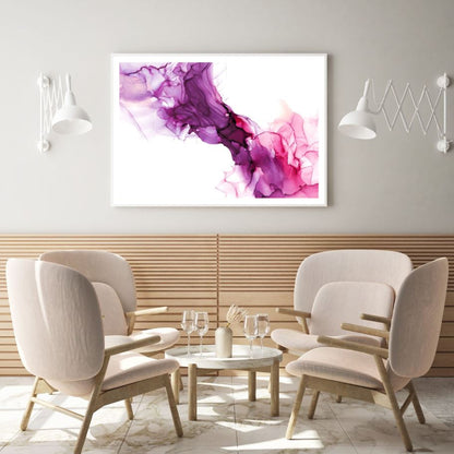 Pink & Purple Abstract Design Home Decor Premium Quality Poster Print Choose Your Sizes