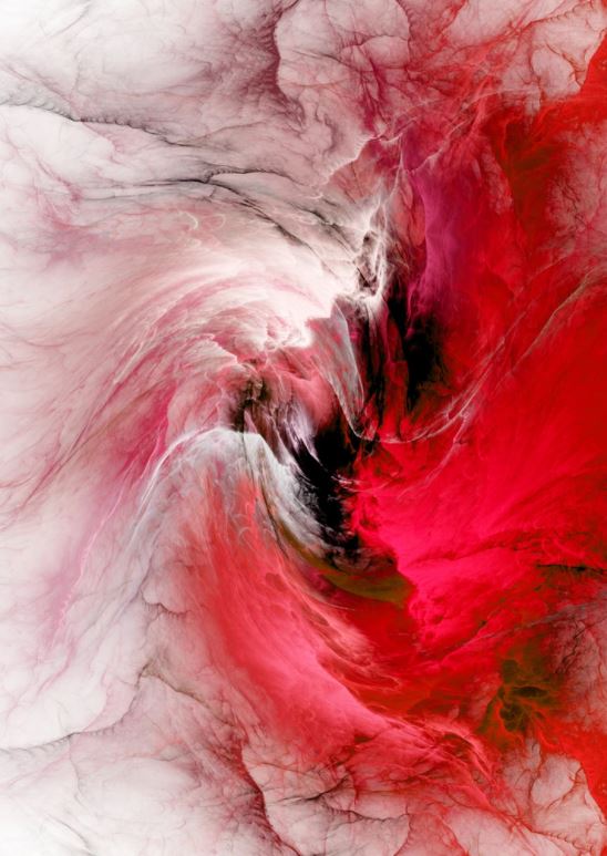 Red Black & White Abstract Design Home Decor Premium Quality Poster Print Choose Your Sizes