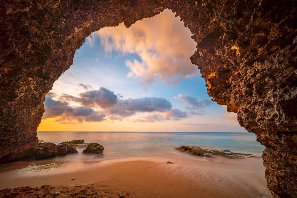 Beach Cave Print 100% Australian Made