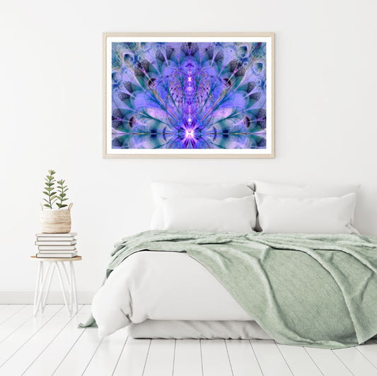 Colorful Abstract Purple Design Home Decor Premium Quality Poster Print Choose Your Sizes