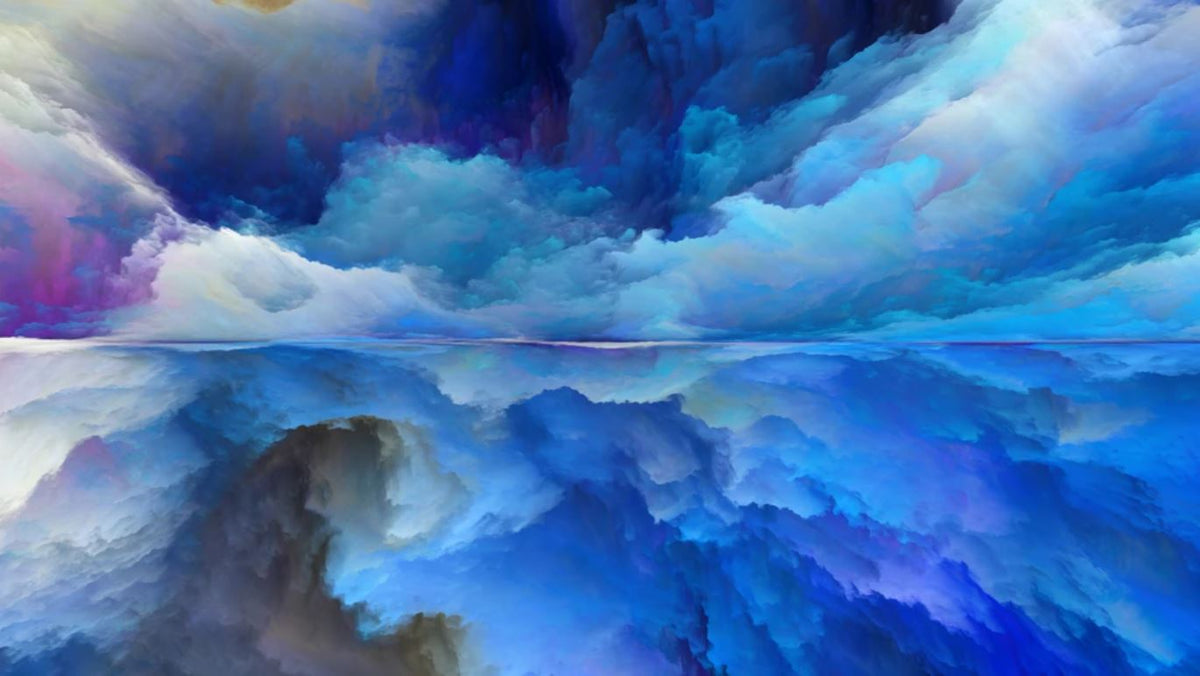 Colorful Abstract Cloud Design Home Decor Premium Quality Poster Print Choose Your Sizes