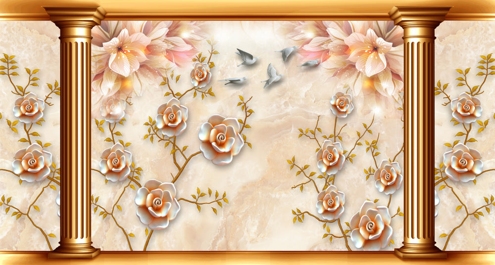 Floral Wall Art Design Print 100% Australian Made