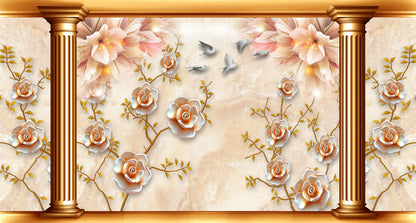 Floral Wall Art Design Print 100% Australian Made