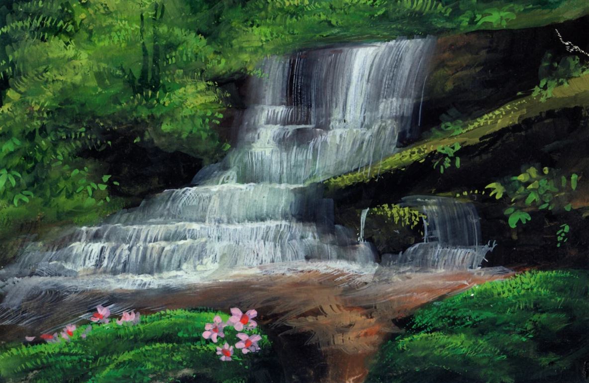 Wallpaper Murals Peel and Stick Removable Waterfall Painting High Quality