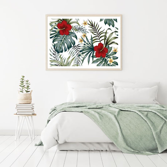 Colorful Flowers Abstract Paint Home Decor Premium Quality Poster Print Choose Your Sizes