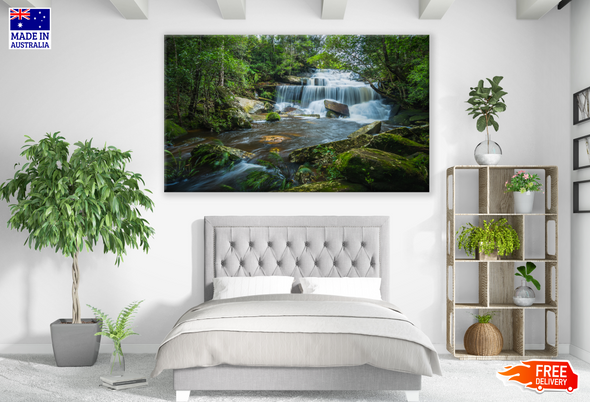 Stunning Forest & Waterfall Photograph Print 100% Australian Made
