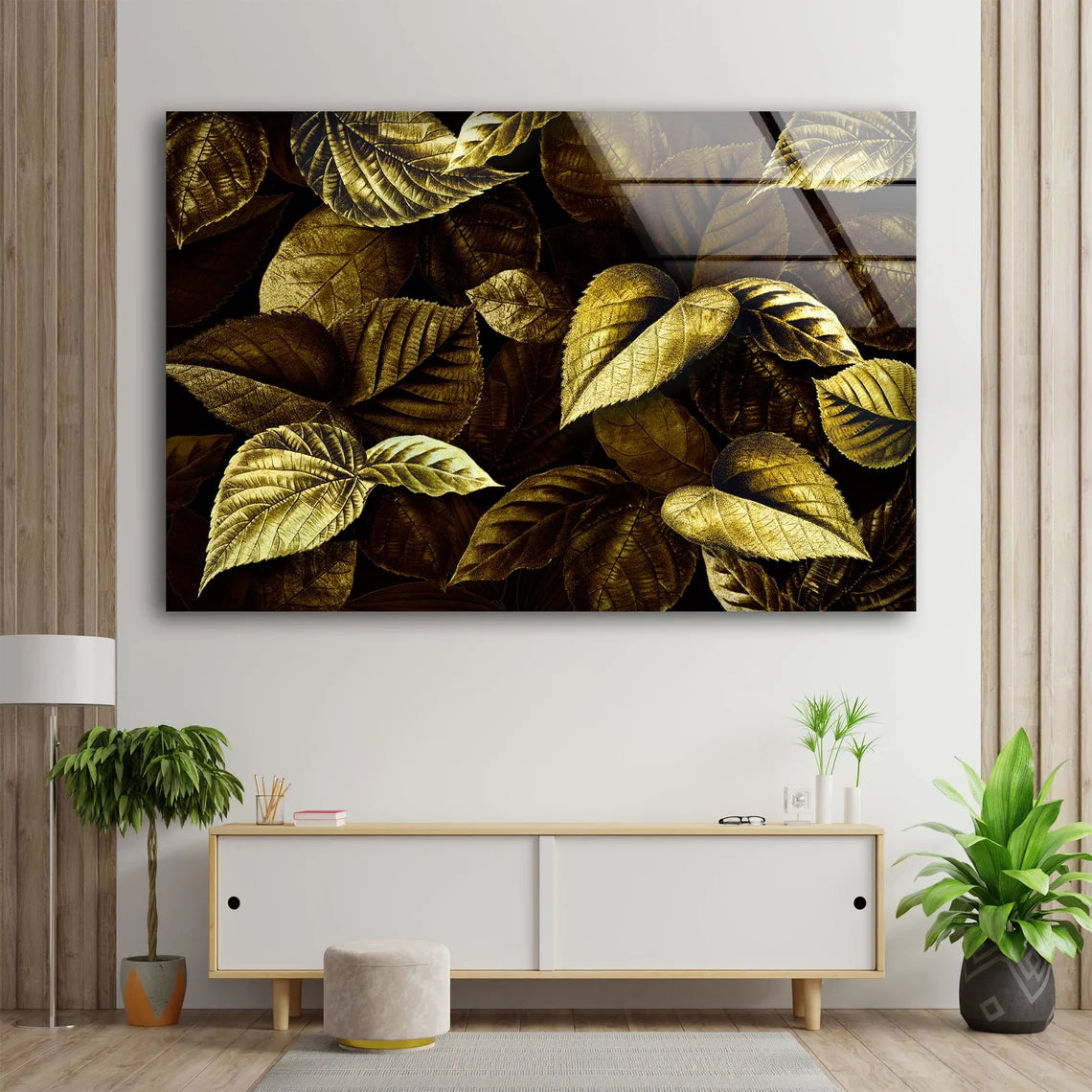 Leaves Closeup Photograph Acrylic Glass Print Tempered Glass Wall Art 100% Made in Australia Ready to Hang