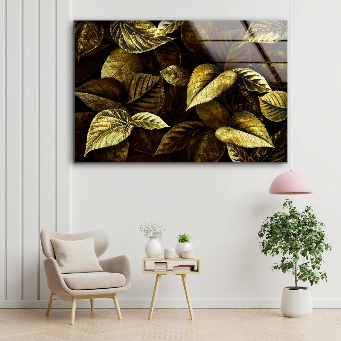 Leaves Closeup Photograph Acrylic Glass Print Tempered Glass Wall Art 100% Made in Australia Ready to Hang