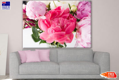 Pink Flower Bunch Closeup Photograph Print 100% Australian Made