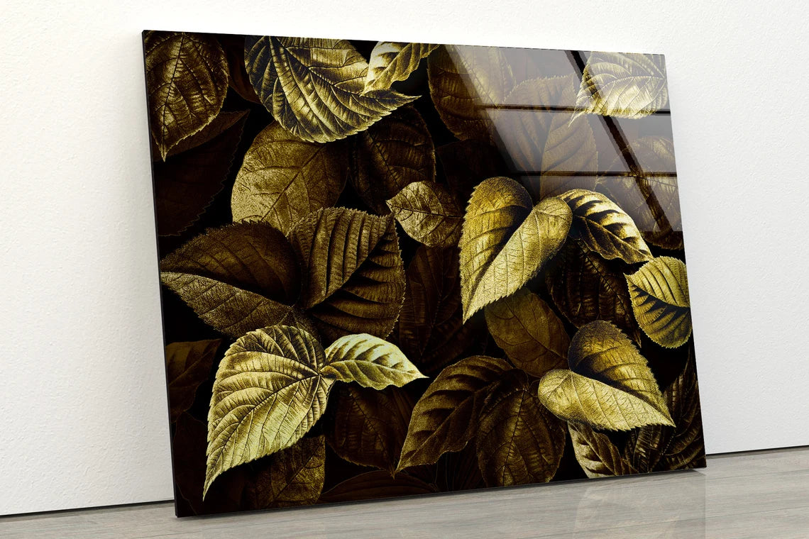 Leaves Closeup Photograph Acrylic Glass Print Tempered Glass Wall Art 100% Made in Australia Ready to Hang