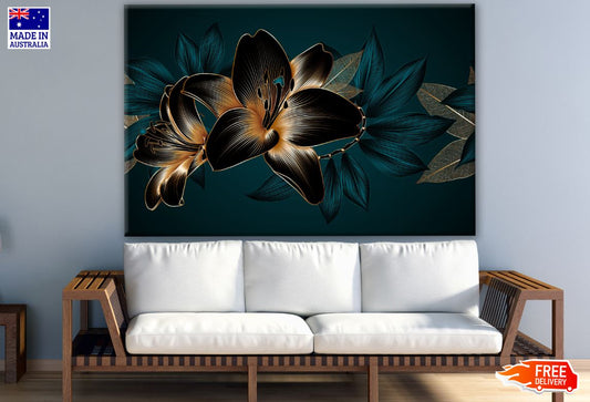 Floral Abstract Design Print 100% Australian Made
