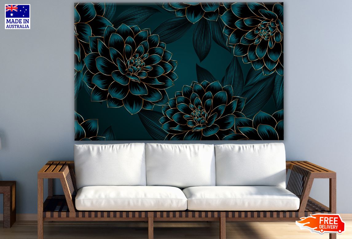 Floral Abstract Design Print 100% Australian Made