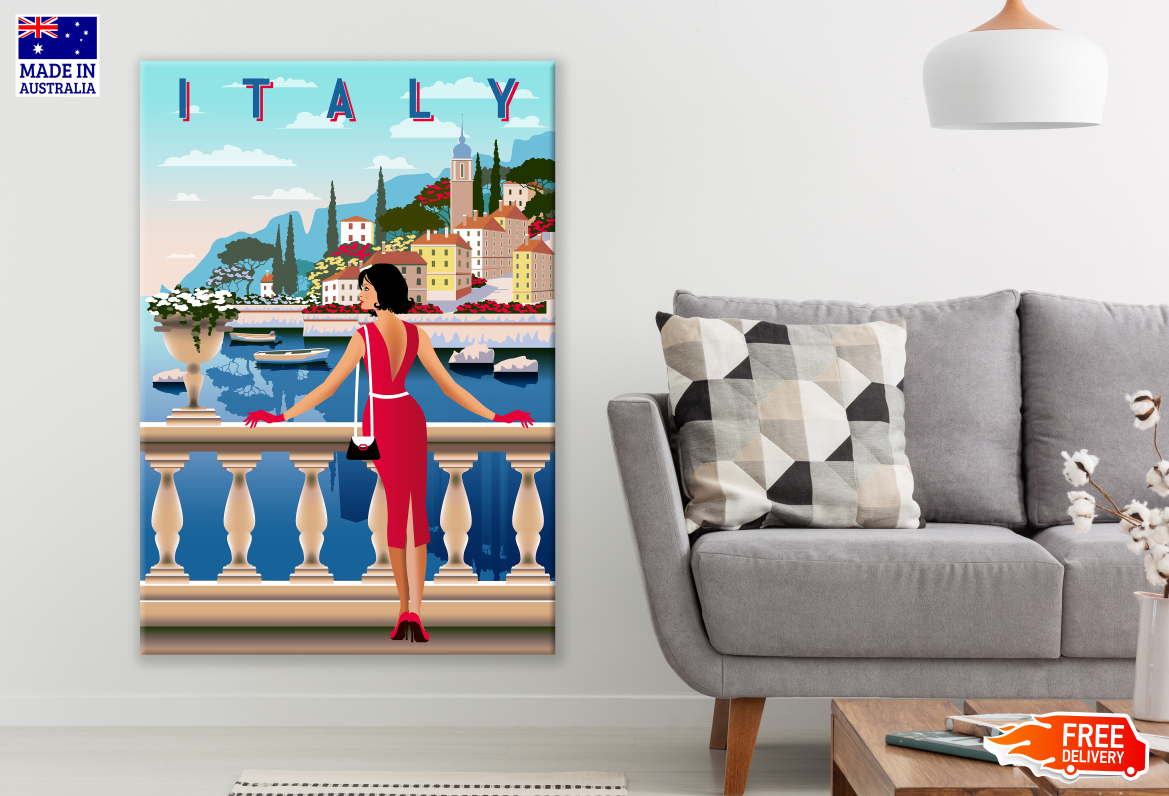 Italy Poster Print 100% Australian Made