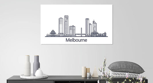 Minimalist LINE ART Modern Print 100% Australian Made