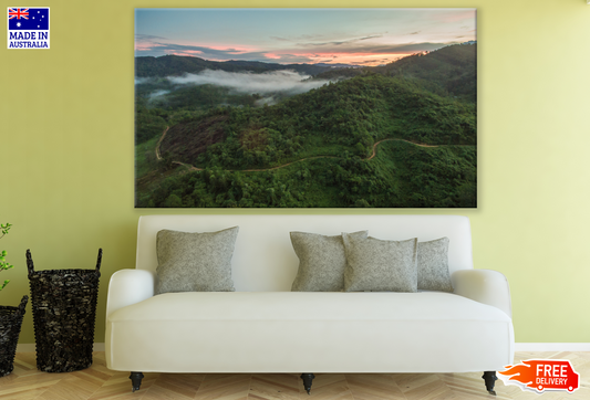 Forest Stunning Sky View Print 100% Australian Made