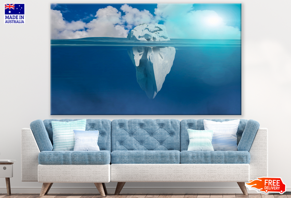 Ice Berge in Sea Photograph Print 100% Australian Made