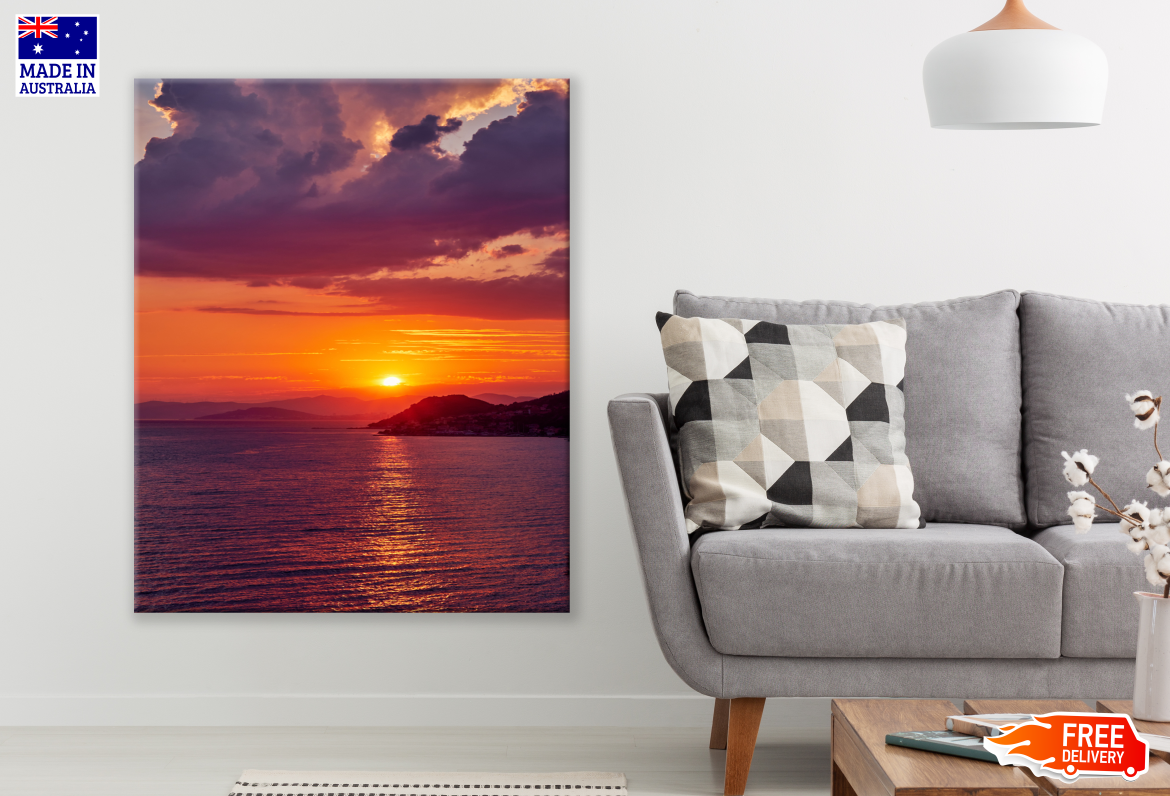 Beach Sunset Photograph Print 100% Australian Made