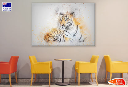 Tiger Abstract Design Print 100% Australian Made