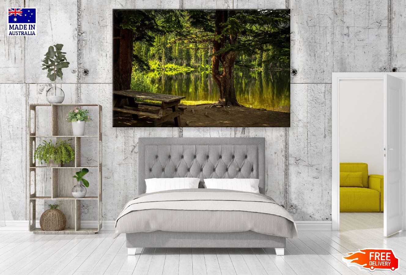 Forest with Lake Photograph Print 100% Australian Made