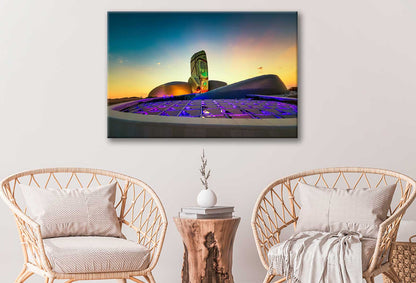 Bella Home World Culture City View Dhahran Print Canvas Ready to hang