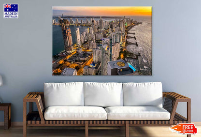 Bocagrande District in Cartagena Photograph Print 100% Australian Made