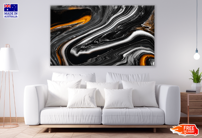 B&W Abstract Design Print 100% Australian Made