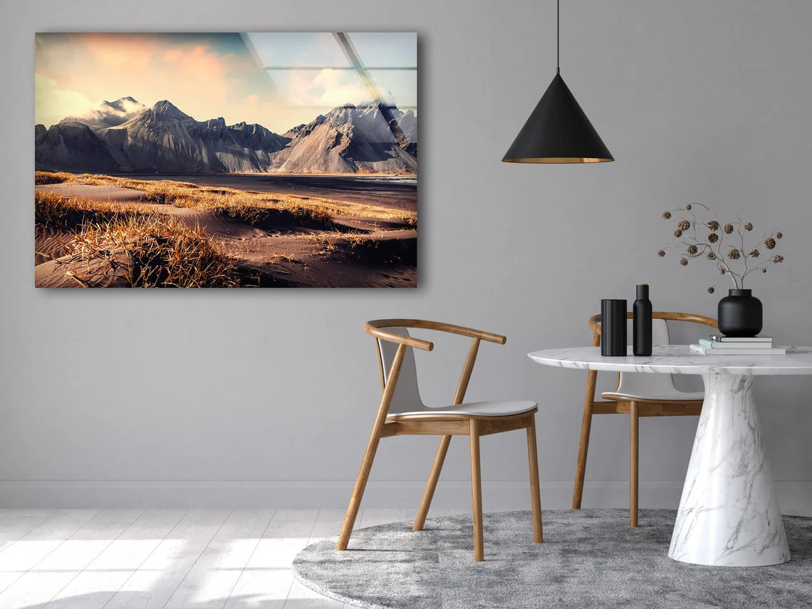 Mountain Scenery Photograph Acrylic Glass Print Tempered Glass Wall Art 100% Made in Australia Ready to Hang