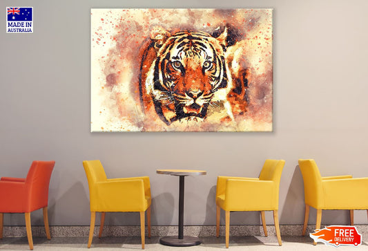 Tiger Closeup Abstract Design Print 100% Australian Made