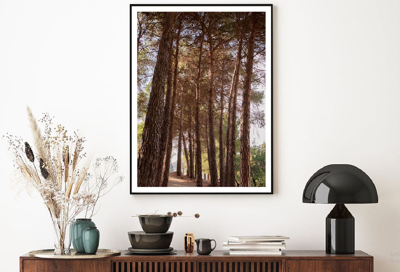 Tall Trees Forest View Photograph Home Decor Premium Quality Poster Print Choose Your Sizes