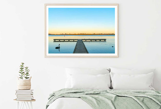 Calm Lake Wendouree View Photograph Ballarat Home Decor Premium Quality Poster Print Choose Your Sizes
